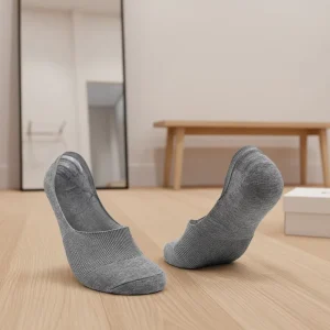 Men’s Youth Spring Breathable Cotton Running Socks No Show Anti Slip Digital Printing Custom Logo Invisible Sports Socks