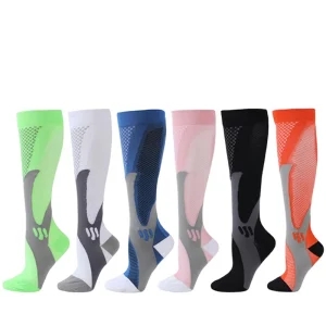 Men’s and Women’s Cycling Sports Compression Stocking Long Yoga Running Socks