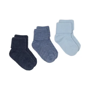 Merino Wool Baby Socks Washable Casual Stockings For Newborn 8 Years Crew High Pack 3 Ankle High For Full Winter Season