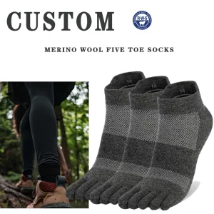 Merino Wool Five Toe Socks for Men and Women