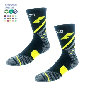 Merino Wool Hiking Socks Winter Outdoor Professional Men’S Custom Sport Woolen Hiking Socks