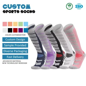 Merino Wool Thickened Heavyweight Medias Esqui Chaussettes Winter Outdoor Hiking Snowboard Thermal Merino Ski Socks