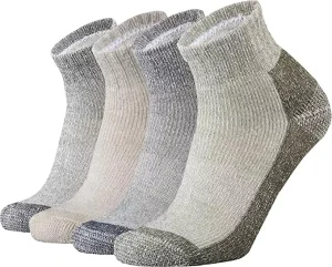 Merino Wool Warm Athletic Socks Thermal Winter Cushioned Hiking Running Boot Crew Socks Men Trekking Cycling