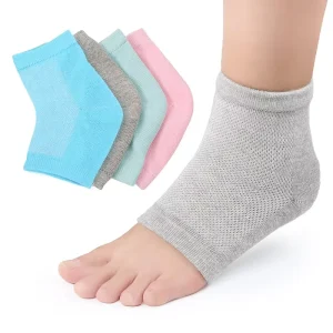 Mesh Gel Heel Protector Socks Unisex Short Breathable Sweat-Absorbent Anti-Cracking Cotton Spandex Stock