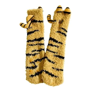 Mid Calf Children’s Socks Cartoon A Class Fleece Lined Cartoon Socks