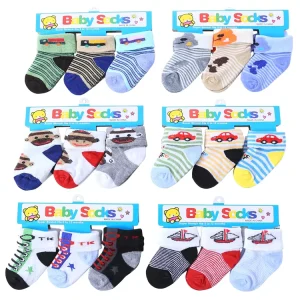 Mixed Different Styles Newborn Baby Socks