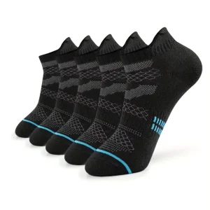 Muti Color Running Sport Ankle Men’s Socks Cotton Low Cut Athletic White Black Mesh Breathable Socks for Men