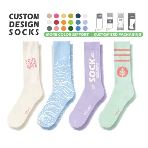 New Arrival Breathable Mesh Comfortable OEM Custom Socks for Brand Launch Projects