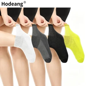 New Arrival Non Binding Diabetic Ankle Socks Ultra Breathable Mesh Loose Fit Summer Socks for Swollen Feet