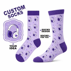 New Arrival OEM ODM Bulk Production Custom Socks With Logo for OEM ODM Sock Lines