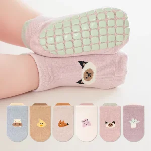 New Design Anti Slip Baby Socks Cartoon Children Floor Socks Soft Cotton Baby None Slip Socks on Sale