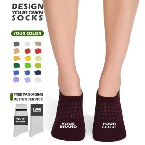 New Design Casual Sport Invisible Socks Comfortable Knitted Low Cut Socks Custom Non Slip No Show Socks for Men