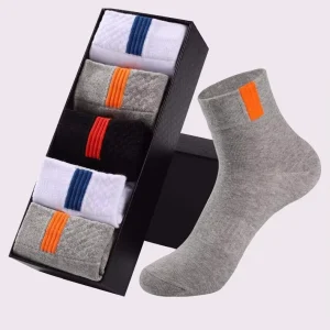 New Fashion Cotton Men Solid Colour Business Summer Breathable Low Cut Short Ankle Sports Crew Socks