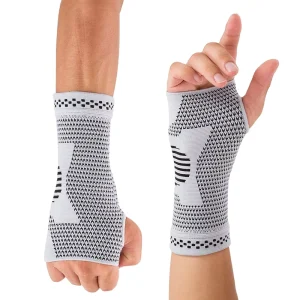 New Fashion Factory Supply Natural Bamboo Fabric High Elastic Compression Sports Knitted Palm Support