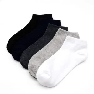 New Fashionable Breathable Casual Design Comfortable Ankle Socks for Men Spring Sports & Daily Use