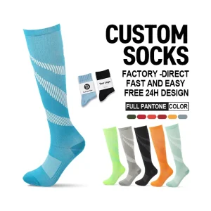 New Pressure Socks Cycling Running Outdoor Long Compression Socks Men Women Sport Socks