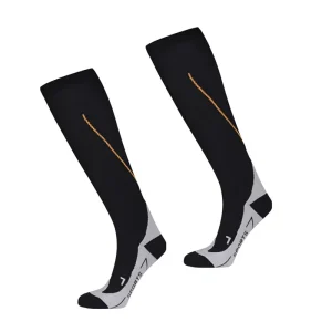 New Sports Compression Socks for Running Outdoor MAI NA SI Brand Knitted Nylon Striped Men’s Women’s Long Leg Support Sock