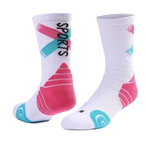 New Style Crew Professional Sports Training Soccer and Basketball Socks Anti slip Spring