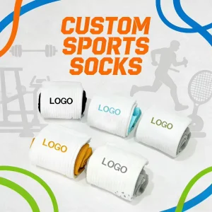 New Style Personalized Customizable Socks with Logo Knitted Embroidered Socks Youth Men’s Sports Socks for Daily Wear