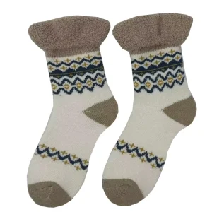 New Warm Fashion Sleeping Home Socks Floor Socks Winter Thick Custom Socks Brushed Ladies for Cold Snow Day