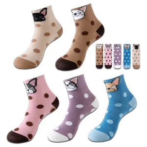 New Women’s Spandex Polyester Summer Knitted Body Animal Pattern Breathable Cute Casual Mid-Calf Daily Socks