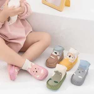 Newborn Baby Anti Slip Baby Socks Autumn Spring Cute Floor Baby Socks