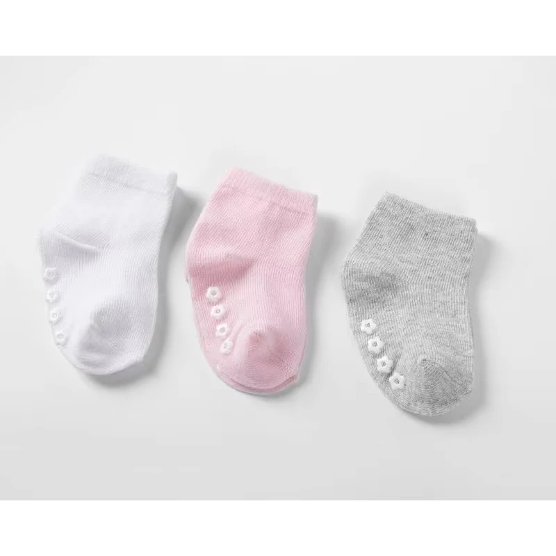 Newborn Baby Girls Sneakers Ankle Socks Winter Baby Socks Solid Anti slip Socks for Toddlers