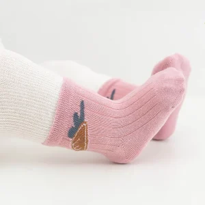 Newborn Socks Baby Ankle High Short Sock Solid Color Toddler Cotton Long Baby School Socks
