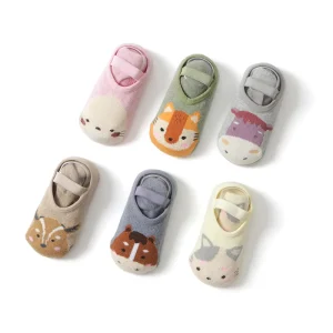 Newest Design Top Quality Toddler Non Slip No Show Terry Baby Socks 1