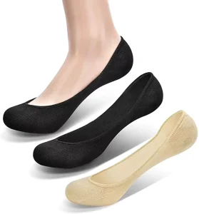 No Show Invisible Socks Womens Thin Casual Socks Non Slip 6 Pairs