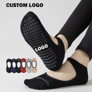 No Show Socks Low Cut Anti Slid Athletic Pilates Yoga Socks Invisible Sports Socks For Women