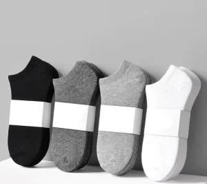 No Show Socks Men Women Unisex Plain Solid Color Black White Summer Custom Socks in Bulk From China Manufacturer