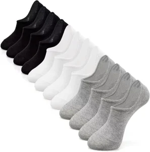 No Show Socks Women Men Low Cut Anti Slip Athletic Running Casual Invisible Liner Socks Cotton Fiber