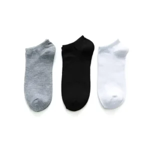 No Show Socks Women Summer Breathable Low Cut Socks Classical Black White Grey Invisible Socks
