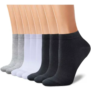 Non Slip Cotton Ankle Socks for Women