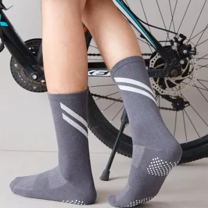 Non Slip Crew Summer Bike Unisex Comfortable Breathable Sweat Absorbing Fast Drying Custom Logo Sport Cycling Socks
