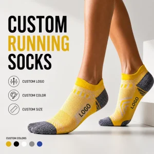 Non Slip Grip Breathable Soft Comfortable Arch Support Custom Logo Sports Marathon Ankle Running Socks