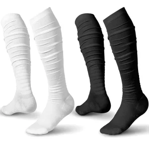 Non Slip High Quality Grip Socks Anti Slip Long Scrunch Training Custom Logo Men’s Soccer Socks
