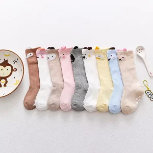 Non slip Cotton Spandex Children’s Socks Anti Slip for Newborns Toddler Kids Boys Girls Standard Thickness