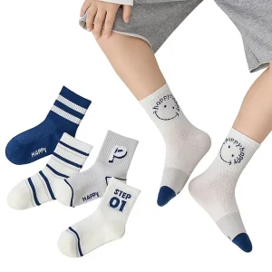 Non slip Grip Baby Kids Socks Soft Combing Cotton Cartoon Animal Themed Toddler Socks for School