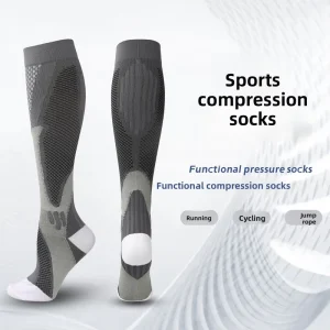 Nylon Compression Socks ODM Graduated Compression Professional Athletic Socks for Men Women Running Cycling Soccer Outdoor