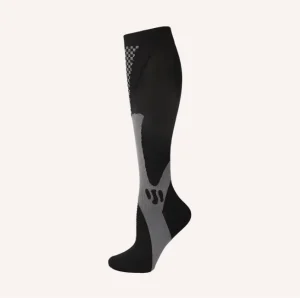 Nylon Compression Socks for Men & Women Over-The-Calf Running Cycling Soccer Socks Outdoor Sports Compression Stockings