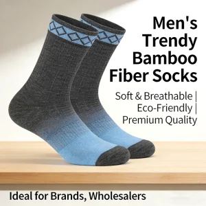 OEKO TEX Certified Organic Bamboo Socks Manufacturer Moisture Wicking Sustainable Bamboo Socks OEM