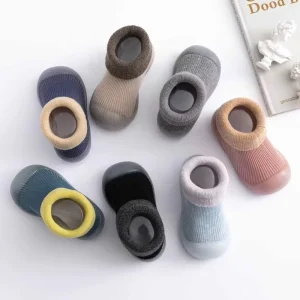 OEM Baby Crew Casual Anti Slip Warm Soft Toddler Grip Socks Breathable Indoor First Walkers Bulk