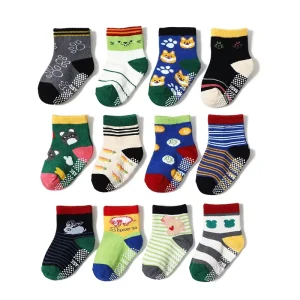 OEM Calcetines De Bebe Sport Grip Girl Tube Socks Kids Soft Cotton Child Crew Socks