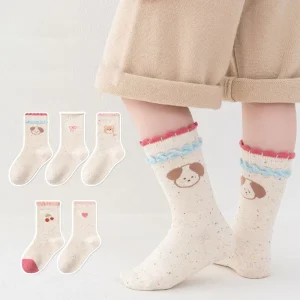 OEM Cotton Baby Socks Newborn Infant Soft Breathable Cute Cartoon Socks