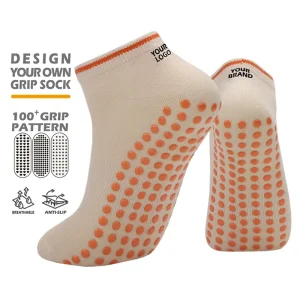 OEM Custom Adult Children’s Sport Jump Socks Playground Anti Slip Grip Socks Non Slip Trampoline Park Socks
