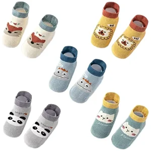 OEM Custom Baby Infant Toddler Kids Cartoon Anti Slip No Show Cotton Socks Breathable Soft Indoor Home Wear Spring Autumn