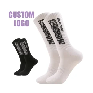 OEM Custom Breathable Cotton Sport Basketball Sock Men Athletic Socks Custom