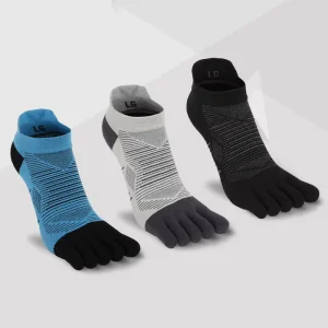 OEM Custom Logo Popular High Quality Ankle Sports Running Cycling Cushioned Five Toe Socks